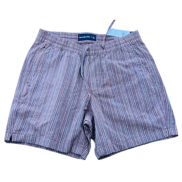 Abercrombie & Fitch Pants - 🌈 NEW Abercrombie & Fitch Striped Casual Shorts Size Small Y2K Cottagecore